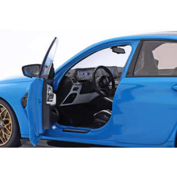 BMW M3 (G80) Performance Parts 2024 Daytona Beach blue - skala 1:18 - Solido